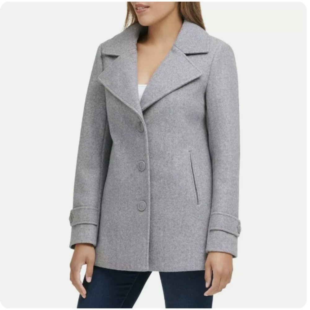 Grey Pea Coat
